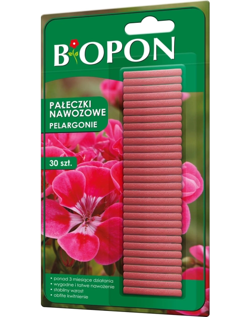 Zdjęcie: Pałeczki nawozowe do pelargonii 30 szt. BOPON