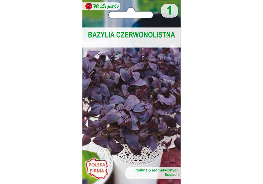Zdjęcie: Bazylia właściwa Ocimum basilicum 0.5 g W.LEGUTKO