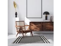 Zdjęcie: Dywan Kilim Gold 120x160 cm pasy biało-czarny MULTI-DECOR