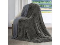 Zdjęcie: Narzuta Lettie 70x140 cm stalowa EUROFIRANY