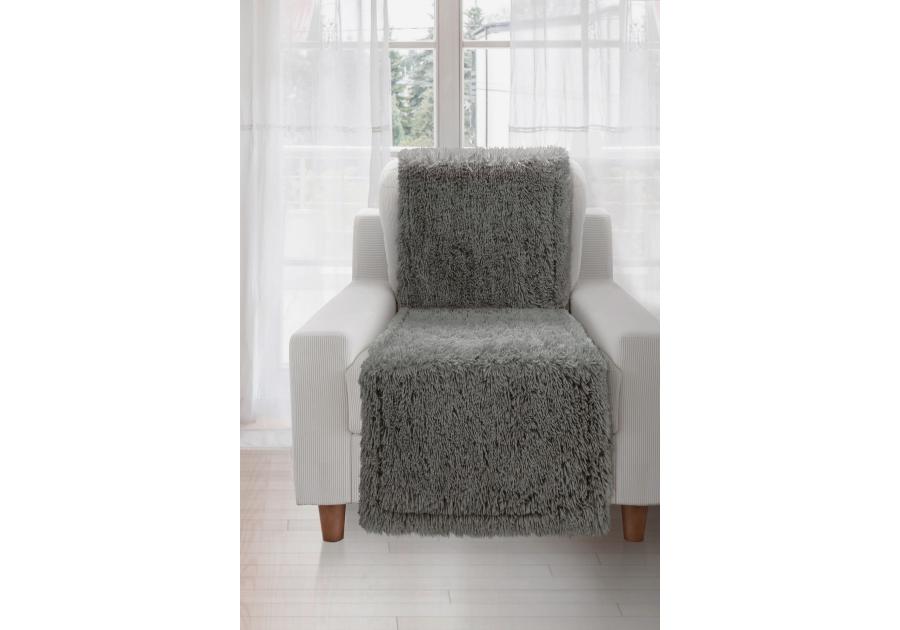 Zdjęcie: Narzuta Lettie 70x140 cm stalowa EUROFIRANY