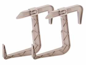 Uchwyt doniczki balkonowej rattanowej karmelowy VERDENIA