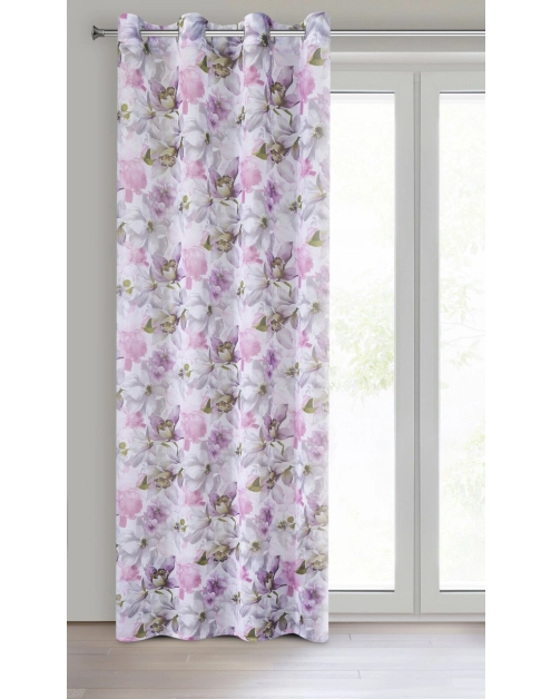 Zdjęcie: Zasłona gotowa Bella 140x250 cm ciemnoróżowy EUROFIRANY