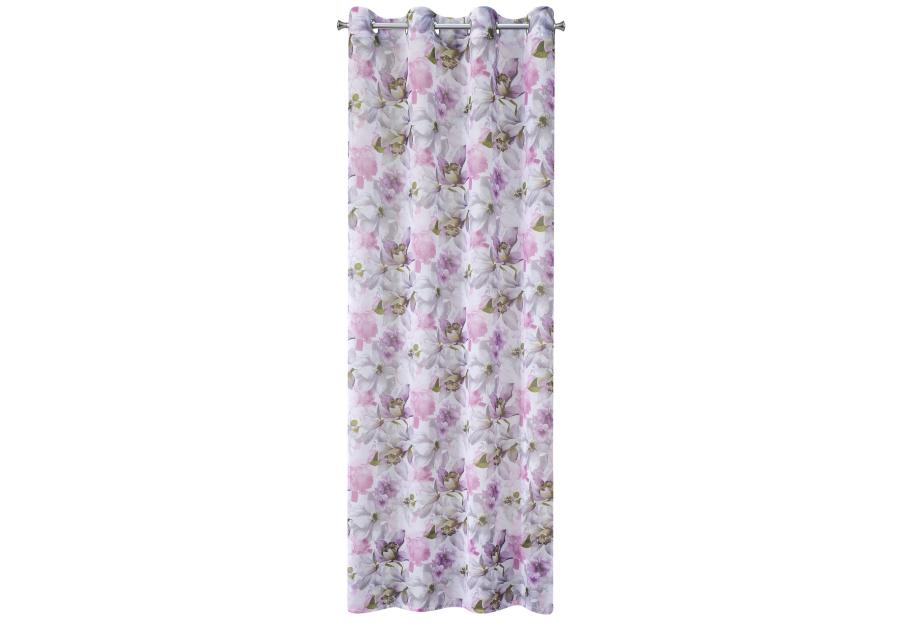 Zdjęcie: Zasłona gotowa Bella 140x250 cm ciemnoróżowy EUROFIRANY