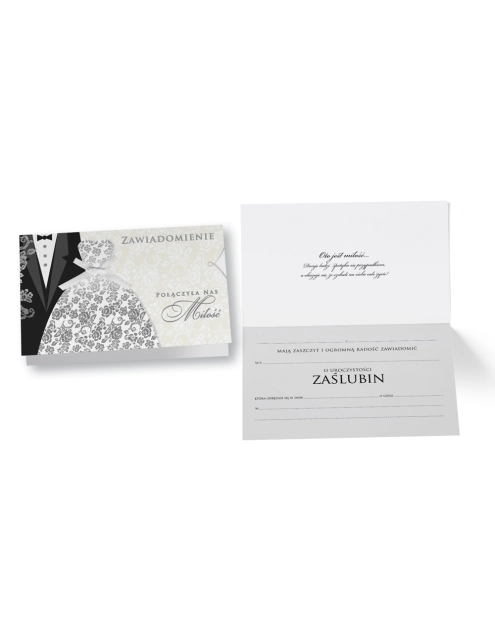 Zdjęcie: Zawiadomienie PMZ-029 Ślub KUKARTKA
