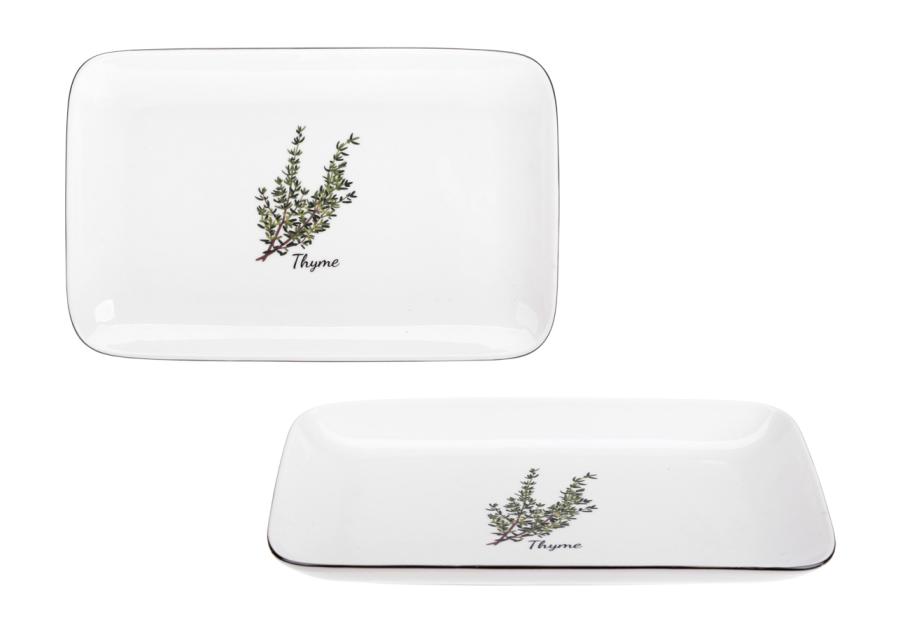 Zdjęcie: Półmisek Prowansja 25 cm z porcelany New Bone 81483 Thyme RAVI