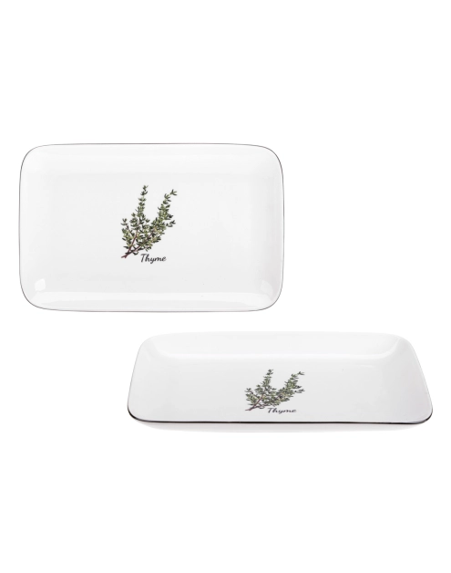 Zdjęcie: Półmisek Prowansja 25 cm z porcelany New Bone 81483 Thyme RAVI