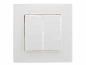 Łącznik podwójny Milano świecznikowy ŁP-2L.BI biały POLMARK