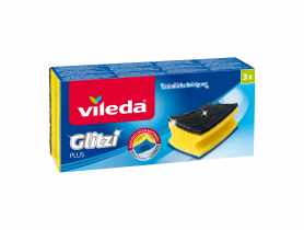 Zmywak profilowany Glitzi Plus 3 sztuki VILEDA