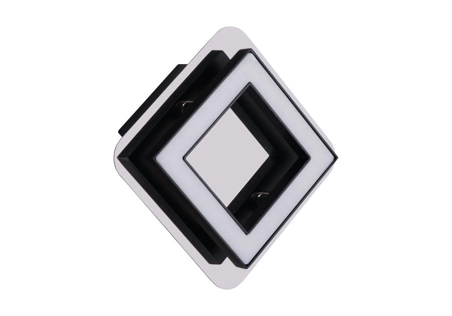 Zdjęcie: Oprawa ścienno-sufitowa SMD Led Lipsk 1D NW kolor chrom/czarny 5 W STRUHM