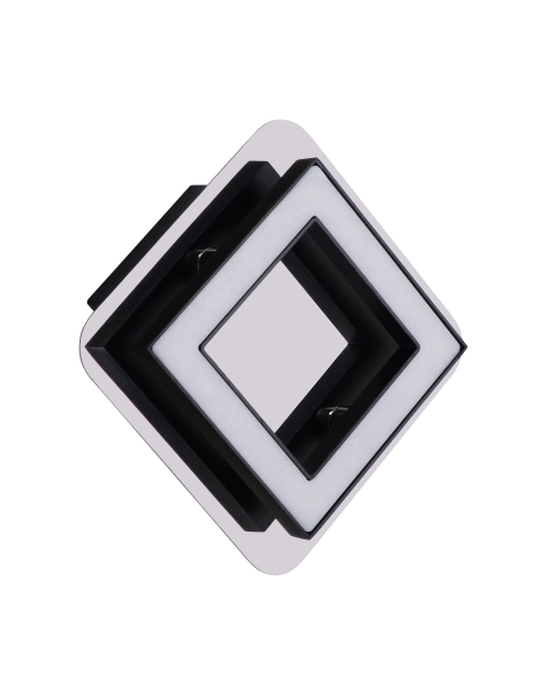 Zdjęcie: Oprawa ścienno-sufitowa SMD Led Lipsk 1D NW kolor chrom/czarny 5 W STRUHM