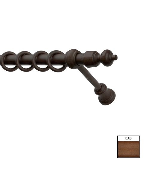 Zdjęcie: Karnisz pojedynczy Hermes 450 cm dąb KARWEL