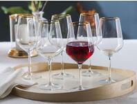 Zdjęcie: Komplet kieliszków na wino czerwone 530 ml- 6 szt. Rubin Gold ALTOMDESIGN
