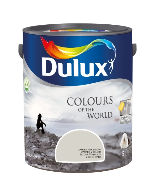 Zdjęcie: Farba do wnętrz Kolory Świata 5 L zatoka wikingów DULUX