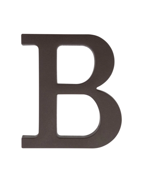 Zdjęcie: Litera "B" plastikowa brązowa 90 mm METRO