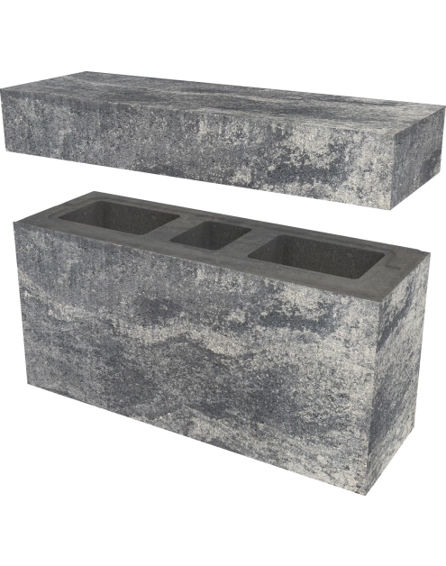 Zdjęcie: System ogrodzeniowy Murro XL daszek10x22x67,2 cm nerino II POLBRUK