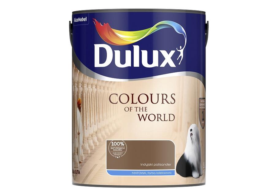 Zdjęcie: Farba do wnętrz Kolory Świata 5 L indyjski palisander DULUX