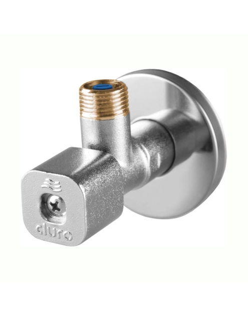 Zdjęcie: Zawór kątowy 1/2"x 1/2" solid DURO