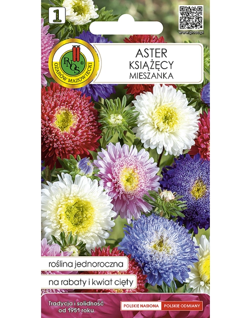Zdjęcie: Aster książęcy mieszany 0,5 g PNOS