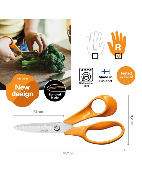 Zdjęcie: Nożyczki kuchenne Classic 18 cm FISKARS