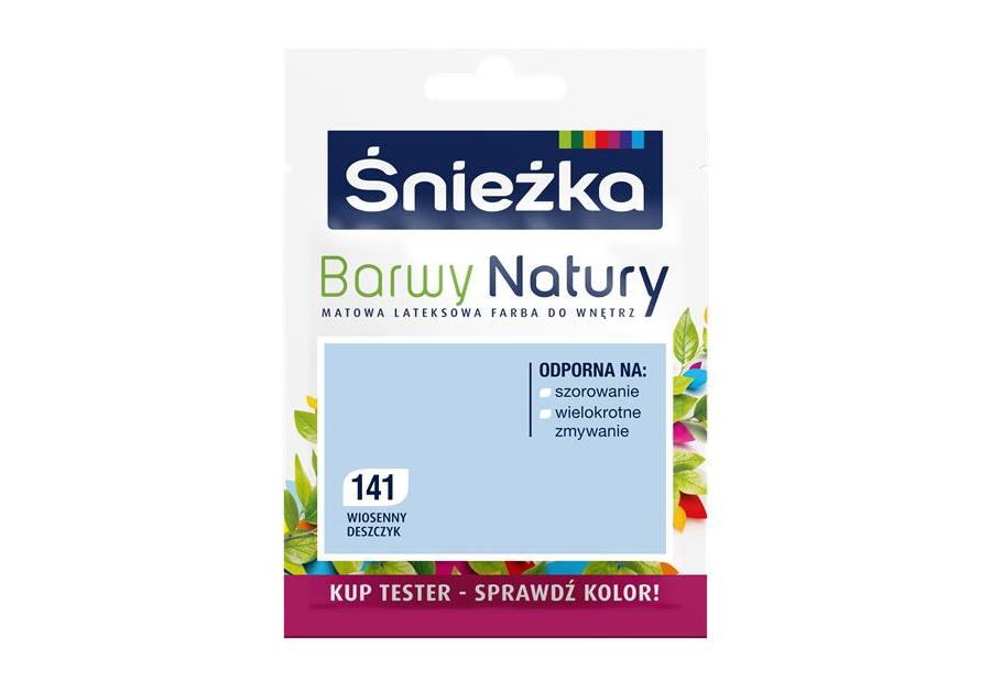 Zdjęcie: Tester koloru Barwy Natury wiosenny deszcz 141 25 ml ŚNIEŻKA