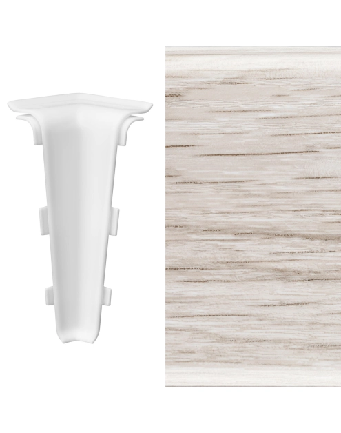 Zdjęcie: Narożnik wewnętrzny do listwy Mack 1 szt. jesion północny ARBITON