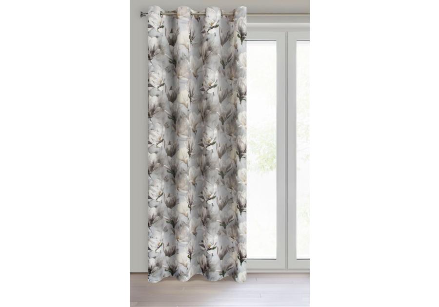 Zdjęcie: Zasłona gotowa Lari 140x250 cm popielaty EUROFIRANY