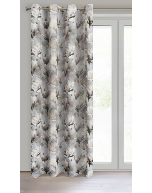 Zdjęcie: Zasłona gotowa Lari 140x250 cm popielaty EUROFIRANY