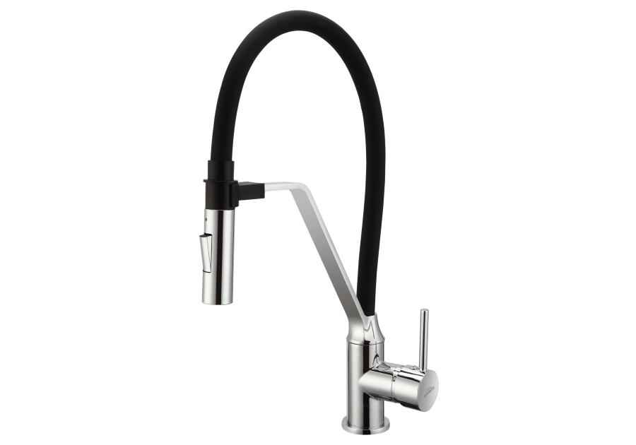 Zdjęcie: Bateria zlewozmywakowa Terra czarna INVENA