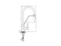 Zdjęcie: Bateria zlewozmywakowa Terra czarna INVENA