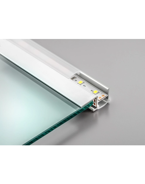 Zdjęcie: Profil LED Glax srebrny półkowy 200 cm GTV