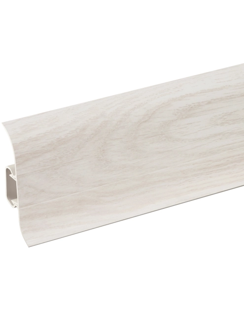 Zdjęcie: Listwa przypodłogowa PVC Premium Classic 22x59 mm; 2,20 m Dąb Aspen Mat CEZAR