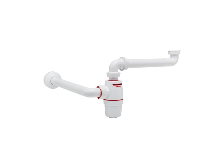 Zdjęcie: Syfon umywalkowy bez spustu Neo Air oszczędzający przestrzeń WIRQUIN SYFONY