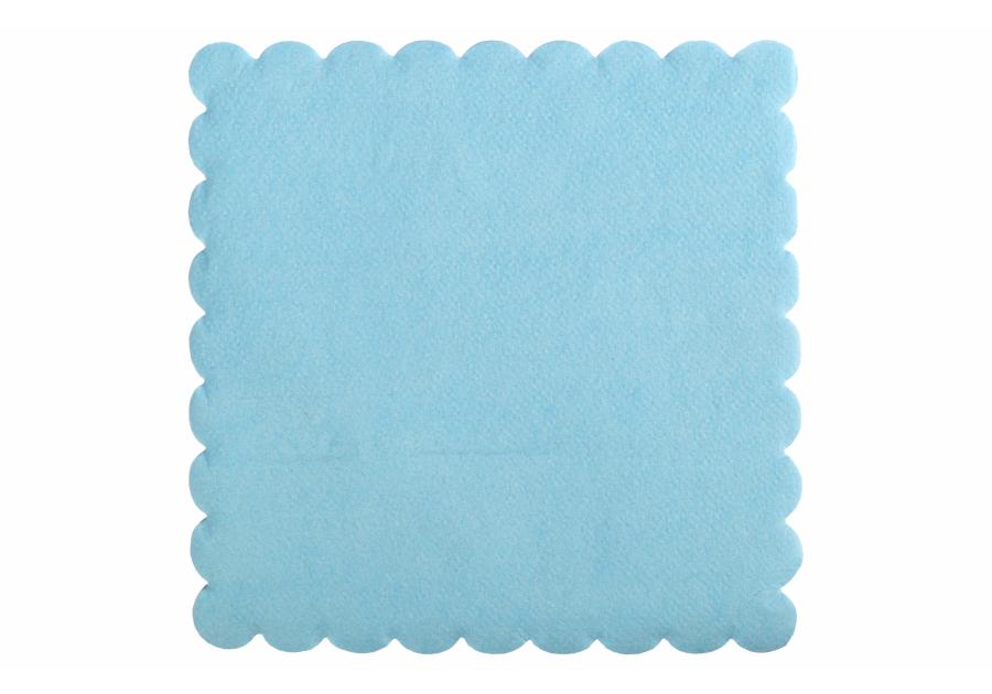 Zdjęcie: Serwetki gastronomiczne 15x15 cm, 200 sztuk, niebieskie DEKOR