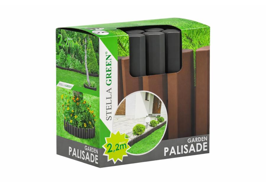 Zdjęcie: Palisada ogrodowa 3D 27x220 cm antracyt STELLA GREEN