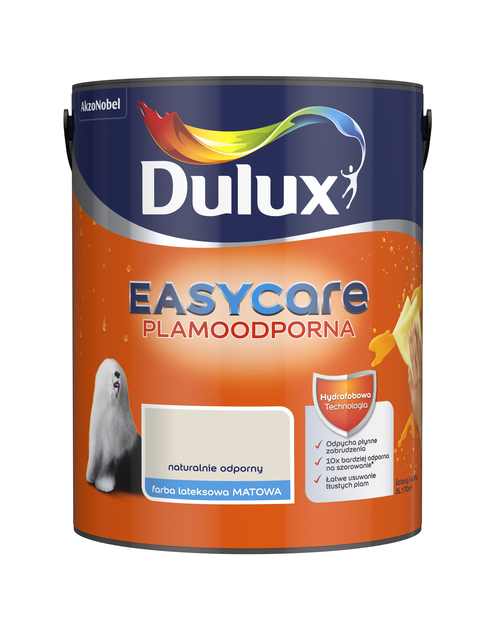 Zdjęcie: Farba do wnętrz EasyCare 5 L naturalnie odporny DULUX