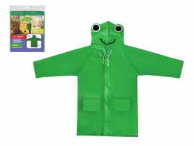 Płaszcz przeciwdeszczowy dziecięcy Żabka, zielony TRAVELLA