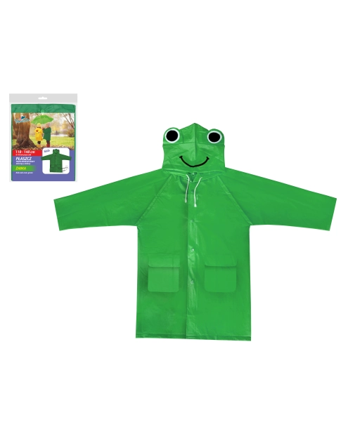 Zdjęcie: Płaszcz przeciwdeszczowy dziecięcy Żabka, zielony TRAVELLA