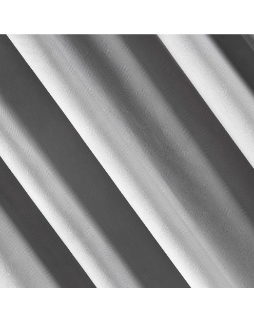 Zdjęcie: Zasłona Vellis 140x270 cm srebrna na taśmie EUROFIRANY
