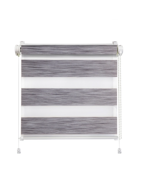 Zdjęcie: Roleta mini dzień i noc Click Naturale 80,5x140 cm szary MARDOM