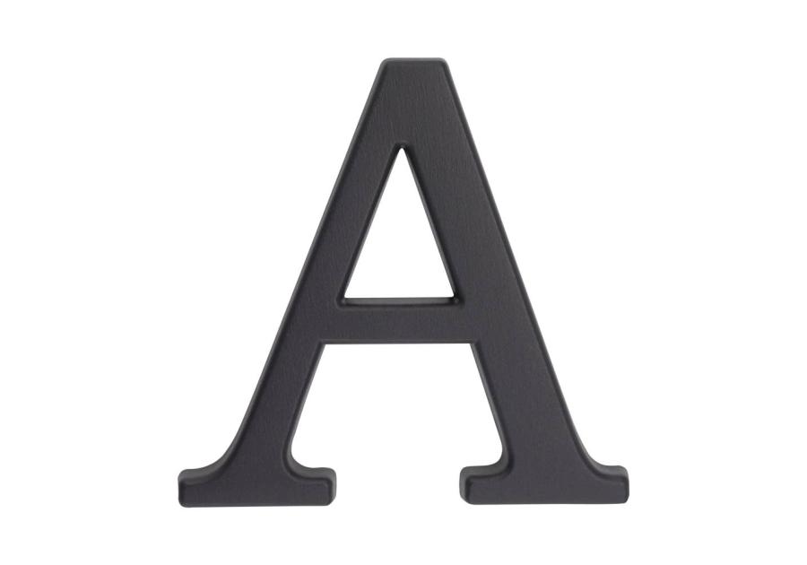 Zdjęcie: Litera aluminiowa "A" 105 mm grafit METRO