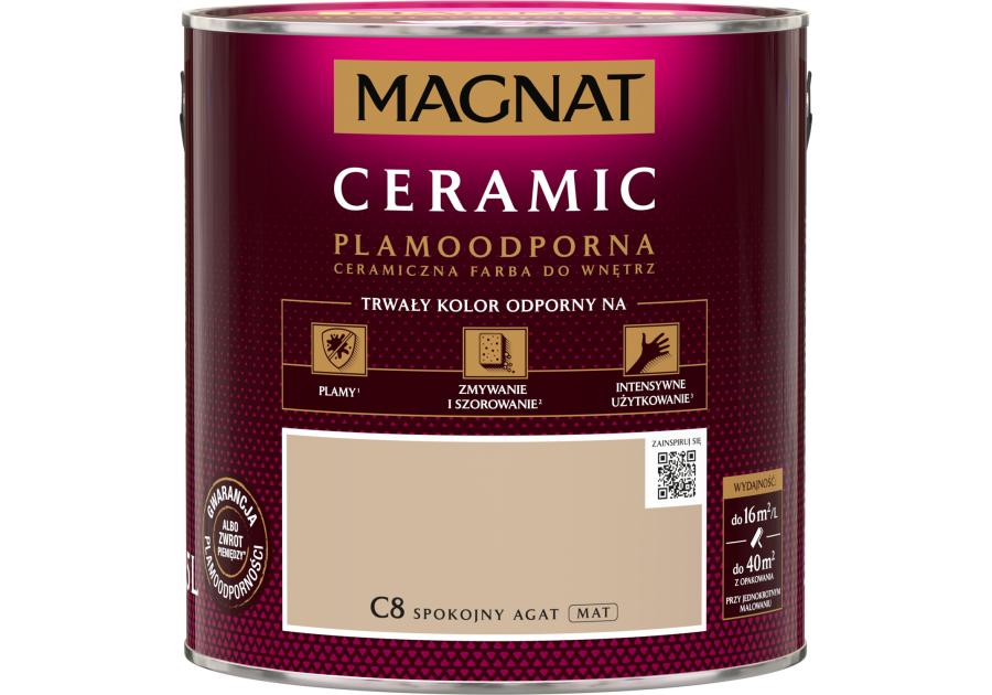 Farba Ceramic Spokojny Agat C8 2 5L MAGNAT NIE KA Farby Kolorowe