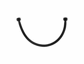 Wąż w oplocie 8 mm 3/8x3/8 n-n l-600 czarny TECRA