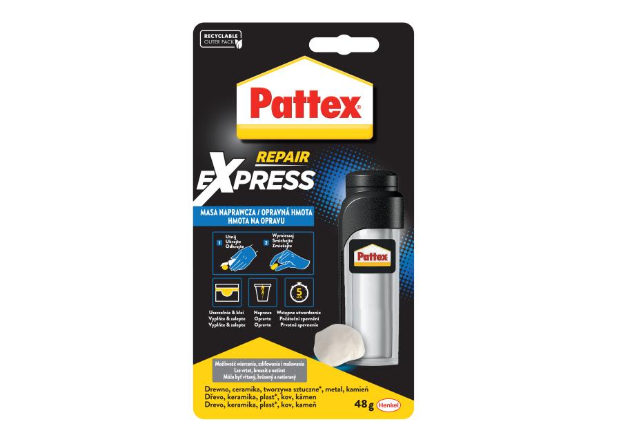 Zdjęcie: Masa naprawcza PTX Repair Express New 48 g PATTEX