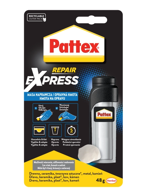 Zdjęcie: Masa naprawcza PTX Repair Express New 48 g PATTEX