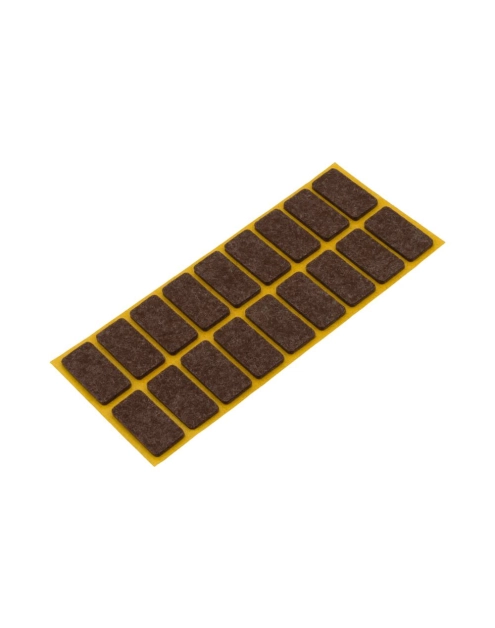 Zdjęcie: Podkładki filcowe samoprzylepne brąz 15x30 mm METRO