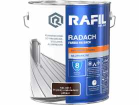 Farba na dach Radach brązowy czekoladowy RAL8017 10L RAFIL