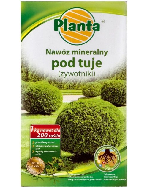 Zdjęcie: Nawóz mineralny pod tuje 1 kg PLANTA