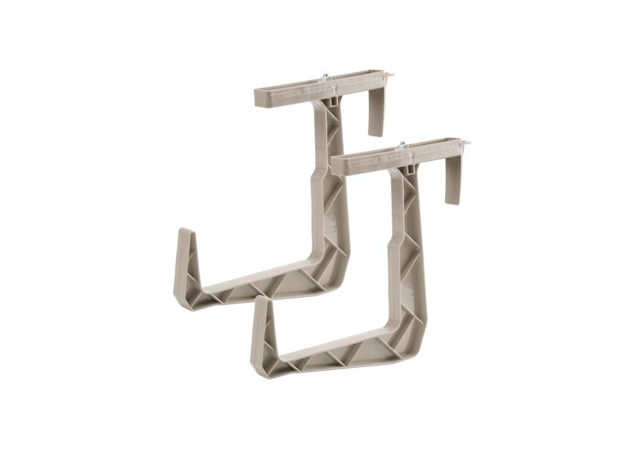 Zdjęcie: Uchwyty do doniczek balkonowych 2 szt. karmelowe VERDENIA