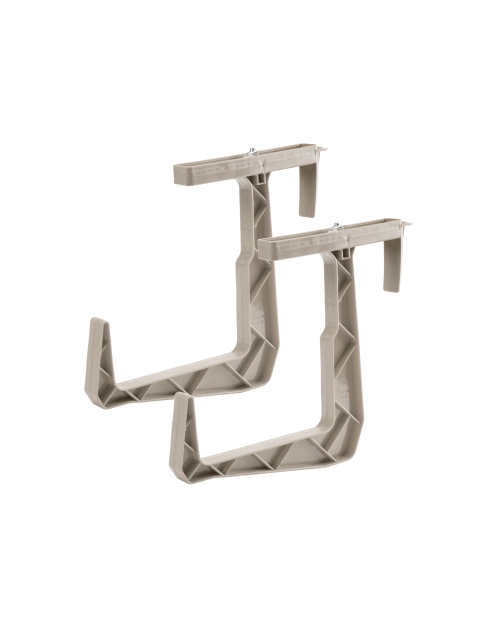 Zdjęcie: Uchwyty do doniczek balkonowych 2 szt. karmelowe VERDENIA